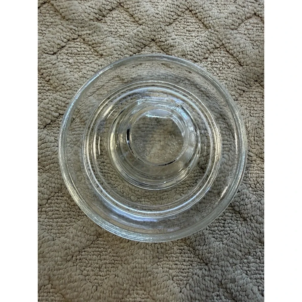 Vintage Glass Chicken Waterer Base Poultry Farm Livestock